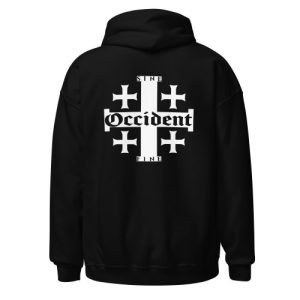 Sweat Capuche Occident Sine Fine – Croix de Jérusalem