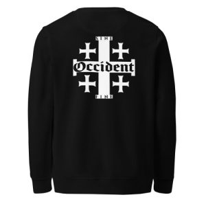 Sweat Occident Sine Fine – Croix de Jérusalem