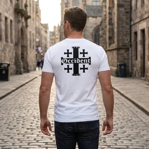 T-Shirt Occident Sine Fine – Croix de Jérusalem – Image 11