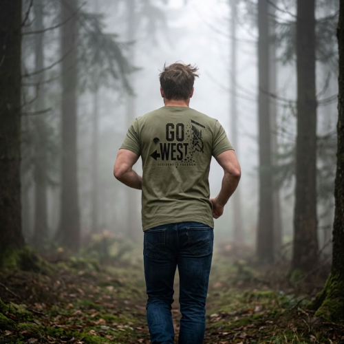 T-shirt GO WEST — OCCIDENT IS FREEDOM – Image 23