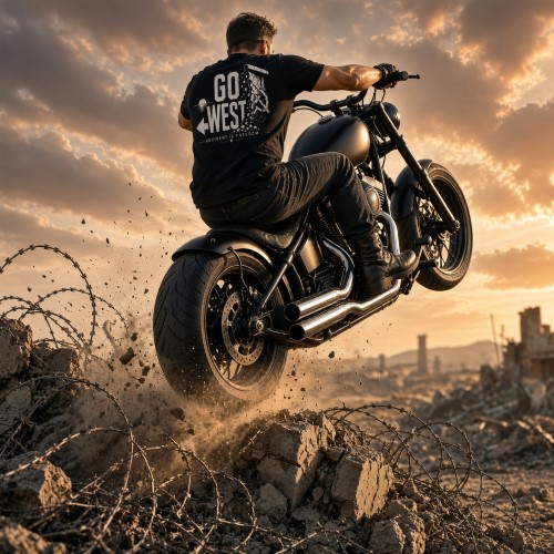 T-shirt GO WEST — OCCIDENT IS FREEDOM – Image 3