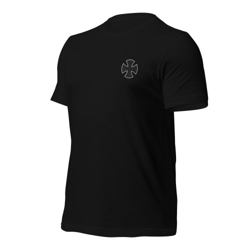T-Shirt Brodé CROIX PATTÉE NOIRE